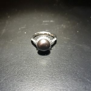 Natural Tahitian Pearl Ring C10